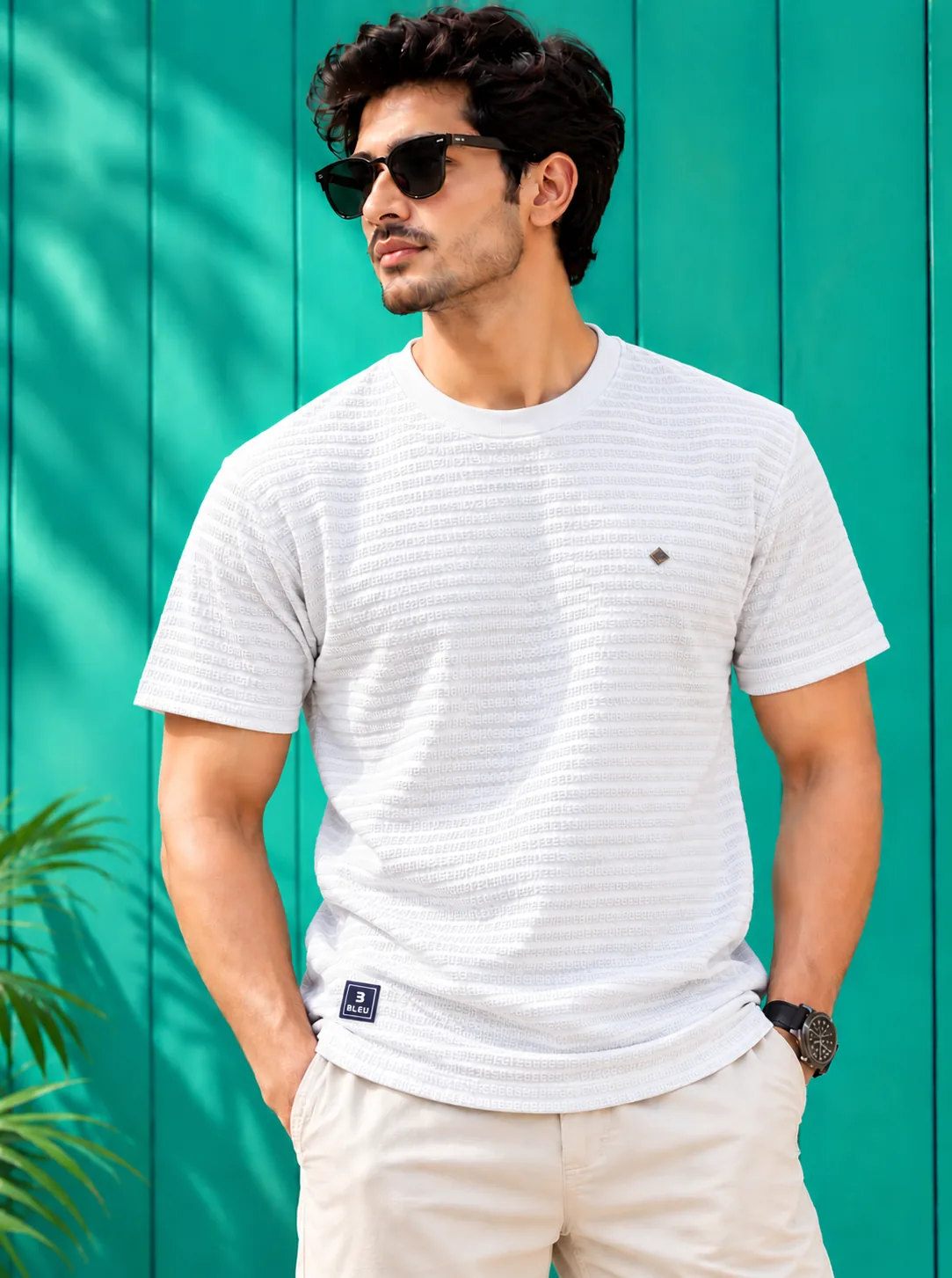 Striped Casual Shirt – Pink & Mint