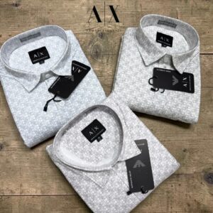 Geometric Print Shirt – Light Colour Collection