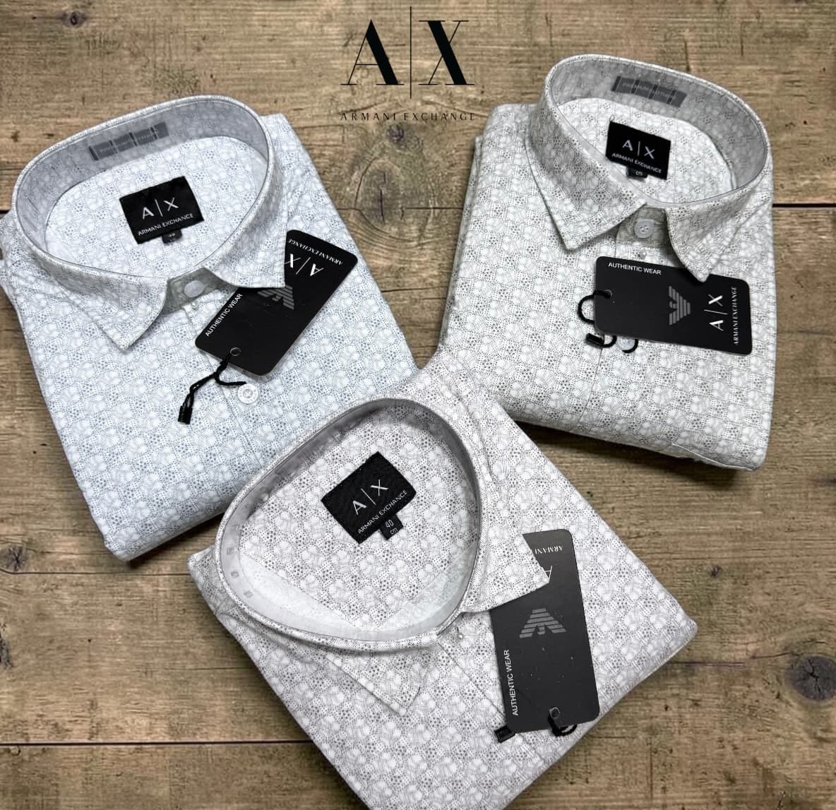 Geometric Print Shirt – Light Colour Collection